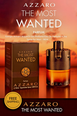 Azzaro The Most Wanted 3.38 oz./ 100 ml. PARFUM EDP Spray for Men New Sealed Box