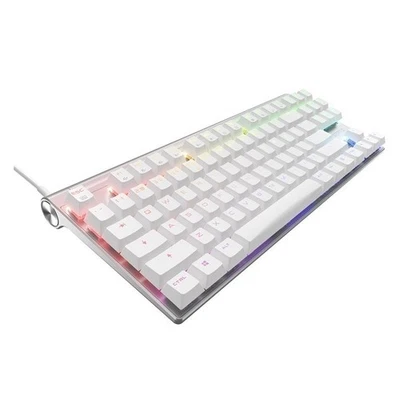 Cherry MX 8.0 RGB Gaming Mechanical Keyboard Silver/White - MX Red Switch - image 1 of 3