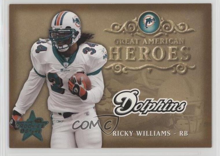 2002 Leaf Rookies & Stars Great American Heroes 1117/2000 Ricky Williams 1hs9