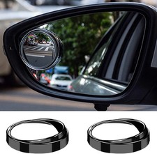 2pcs Mini Small Blind Spot Mirror 1.5740mm Round Hd Glass Convex Rear View M