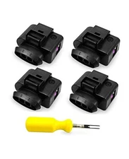 4 Pcs Ignition Coil Connector Repair Kit Fits for VW Passat Tiguan Beetle Golf 