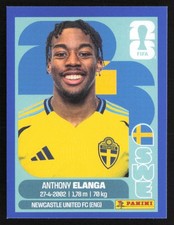 2026 Panini FIFA World Cup Stickers Anthony Elanga #SWE18 Blue Sweden Y47