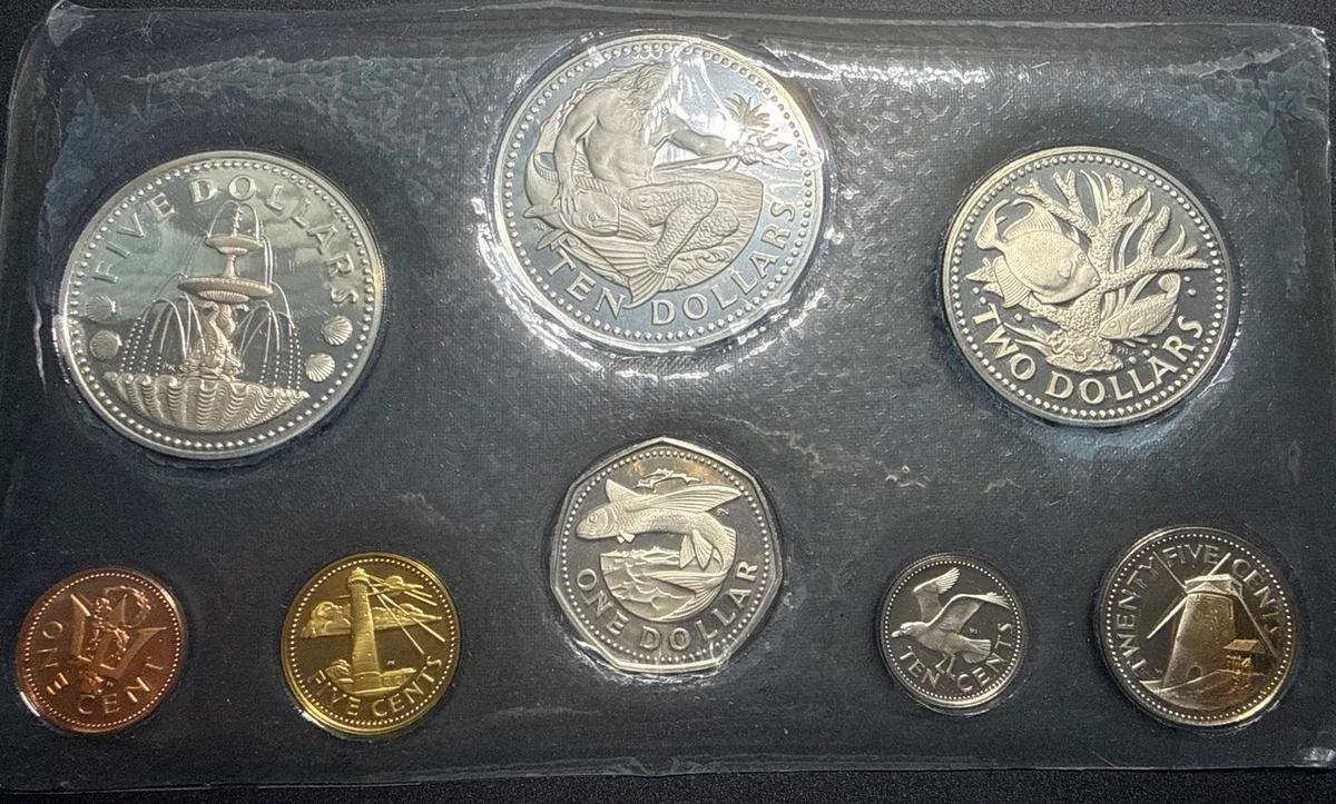 Silver 1974 Barbadian Coins for sale | eBay