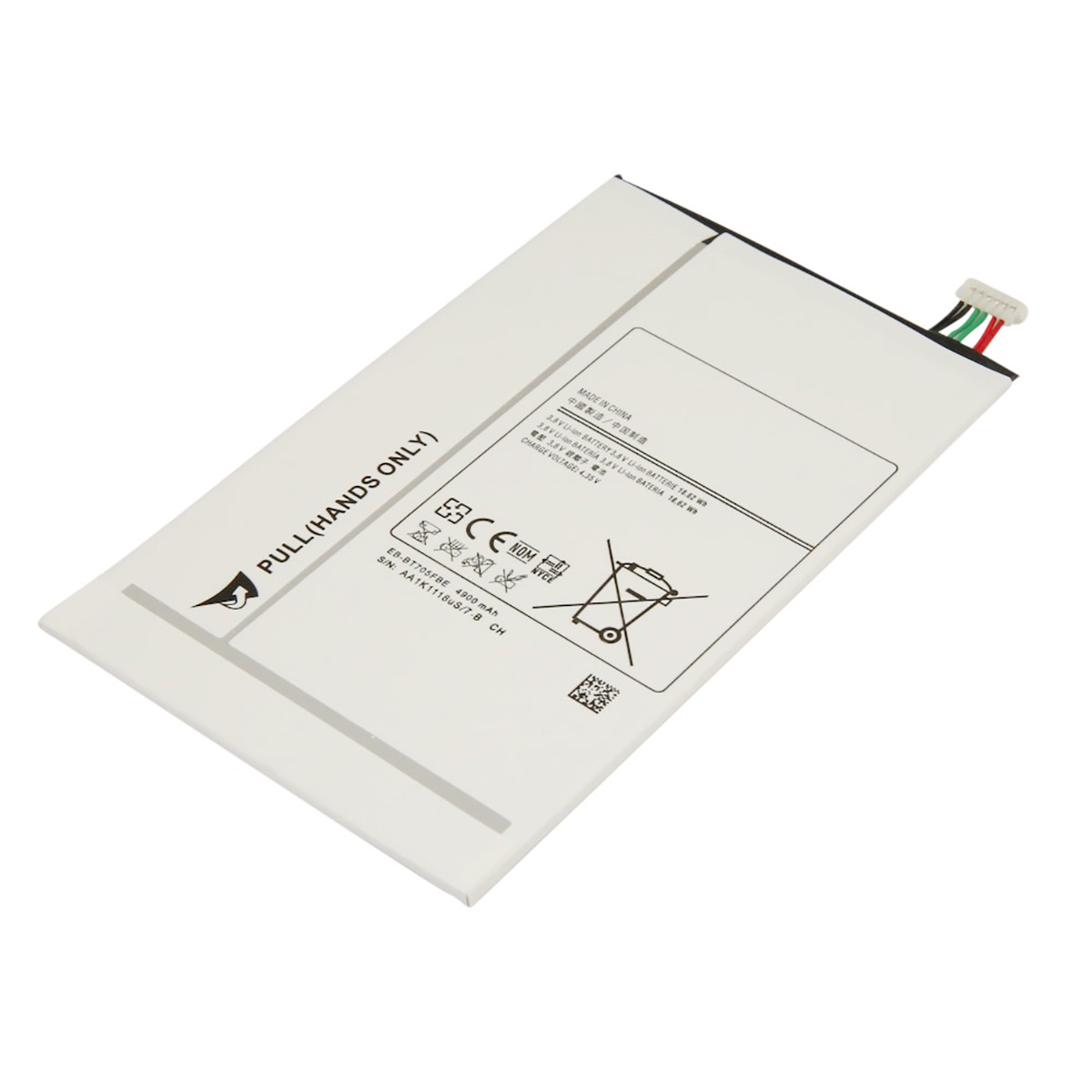 Batterie Galaxy Tab S 8.4 Avizar de remplacement Li-Polymer 4900mAh pour SM-T700