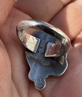 Native American  Turquoise Ring  Tom  Willeto  Sz8 — photo 7