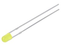 10X OSY5JA3C44A Led Gelb 3 Mm 220-330Mcd 40° Front: GewöLbt 2,1-2,6VDC 78Mw Opto