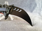 Rite Edge 7.5" Spring Assisted Liner Lock Karambit Pocket Knife Red Shrub — photo 3
