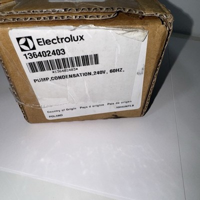 Electrolux OEM Pump 136402403 Brand New Factory Sealed Genuine