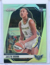 2024 Panini Prizm WNBA JAELYN BROWN RC ROOKIE #31 SILVER PRIZM WINGS