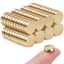 80 Pcs Refrigerator Magnets, 10x2.6mm Small Round Fridge Magnets, Multi-Use P...