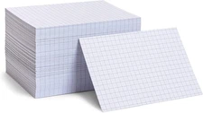 Stockroom plus Index Cards - 4 X 6 In, White, 300 Count - Graph Ruled Index Card
