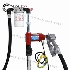 15GPM 12V DC fuel transfer pump Kit for Gasoline Diesel w/ Particulate Filter