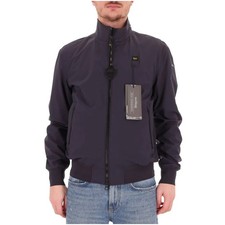 BLAUER BOMBER CON CUCITURE NASTRATE ANSON 26SBLUC11231-006787 BLU