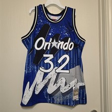 M&N Men NBA Hoops Swingman Jersey Magic 1994 Shaquile O'neal size L new