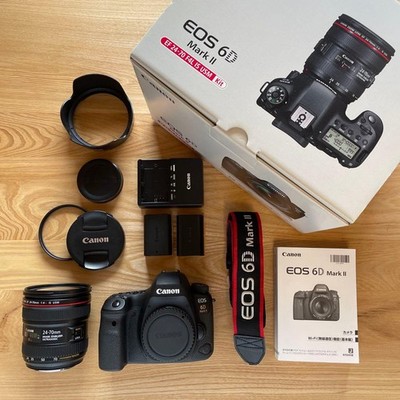 デジタルカメラ Canon EOS 6D Mark II + EF 24-70mm kit Canon EOS 6D Mark II Digital Camera with EF 24-70mm Lens Kit