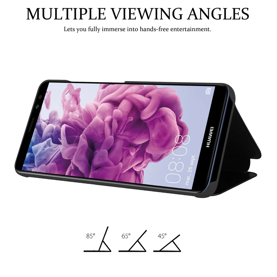 Custodia per Huawei MATE 10 LITE Cover Portafoglio Protettiva Magnetica Libro - Immagine 4 di 4