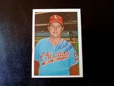 1975 SSPC Superstars Wilbur Wood Autographed White Sox Baseball Card #1 70s Auto