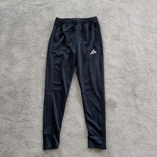 Image of New Blue Adidas Tiro Track Pants - Size Small