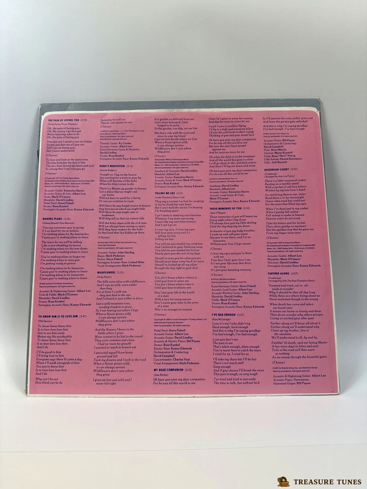 Dolly Parton, Linda Ronstadt & Emmylou Harris - Trio Vinyl LP - Image 4 of 4