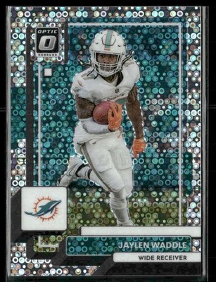 2022 Donruss Optic #123 Jaylen Waddle Silver Circles #/125