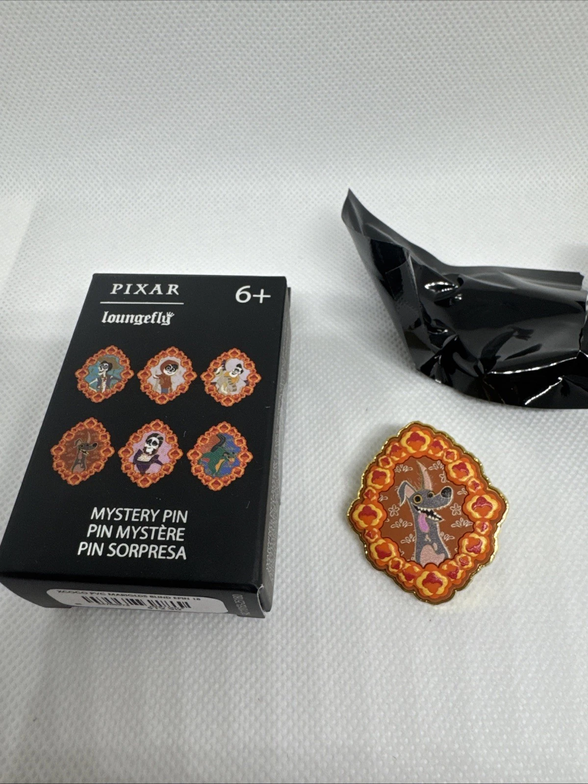Disney Coco Loungefly Dante Coco Marigold Frames Pin