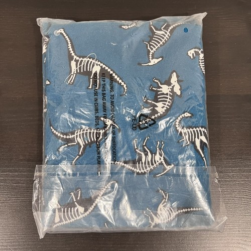 NEW Hanna Andersson Long John Halloween Dinosaur bones pajamas set 160cm US 14 - Picture 4 of 4
