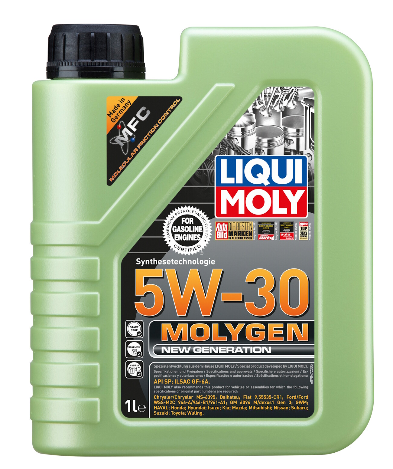 Liqui Moly 5W30 Engine Oil MOLYGEN NEW GENERATION Synthesis Technology 9952 1L