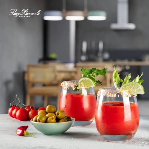Luigi Bormioli Crescendo Double Old-Fashioned Glasses 15.5 Oz -Set of 4 - Picture 5 of 8