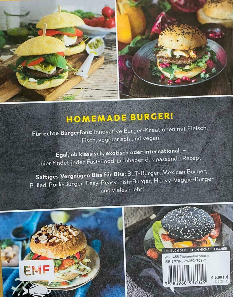 Thumbnail - Emf Genussmomente Burger Themenkochbuch Wg 1455 Kochbuch Buch Kochen