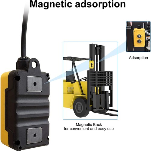 4 Wire Dump Trailer Remote Control Switch fits Double Acting Hydraulic Pump 15ft - Bild 4 von 9