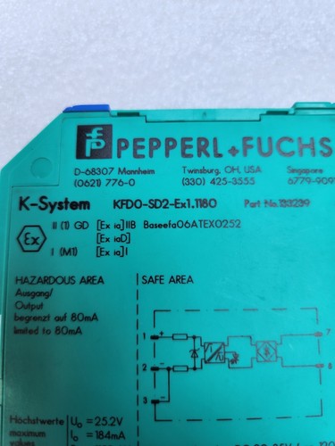 PEPPERL+FUCHS KFD0-SD2-Ex1.1180 SOLENOID DRIVER FREE FAST SHIP - Picture 7 of 7