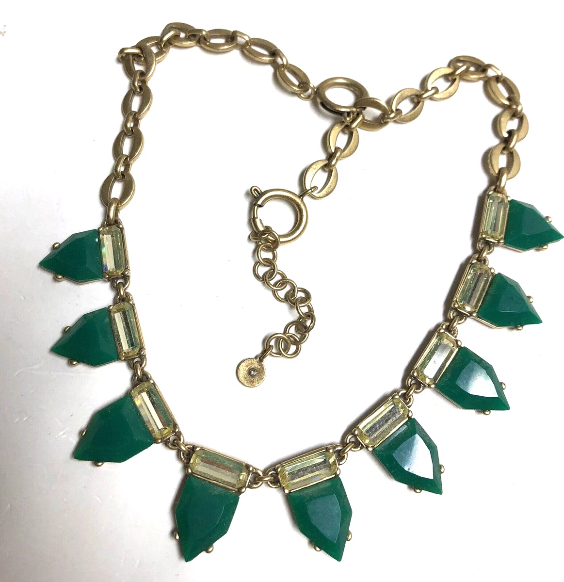 Stella and dot green necklace clearance