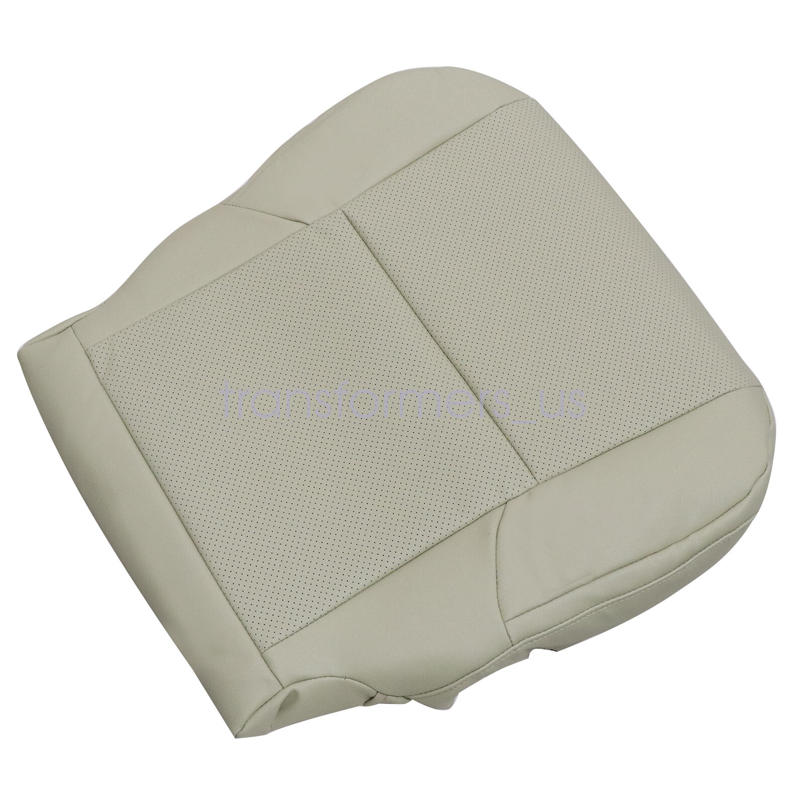 For 2010-2017 Lexus GX460 Passenger Bottom & Back AC Perforated Seat Cover Tan