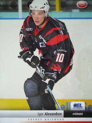300 Igor Alexandrov Füchse Duisburg DEL 2007-08