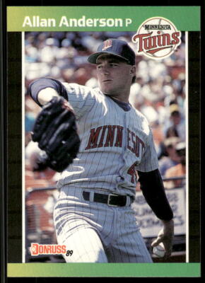 1989 Donruss #419d Allan Anderson