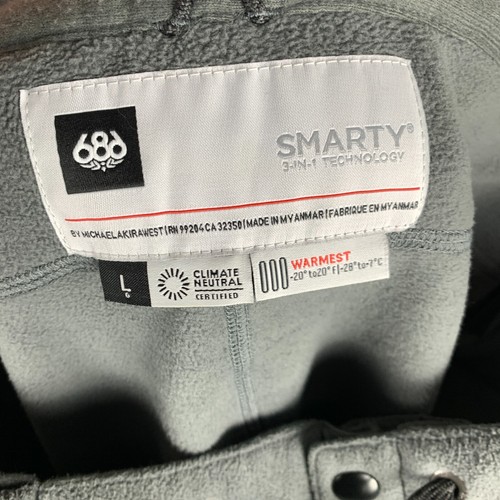 686 Smarty Sweatpant Jogger Liner Adult Large Gray Fleece Snowboard Winter NWT - Picture 4 of 13