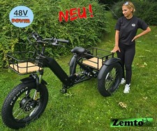 Elektro Dreirad Zemto-Revom Trike T2, Gas-Fun...