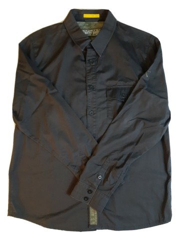 The Big Red 1 US Army 1st Infantry Division Button Up Shirt XL Mens 