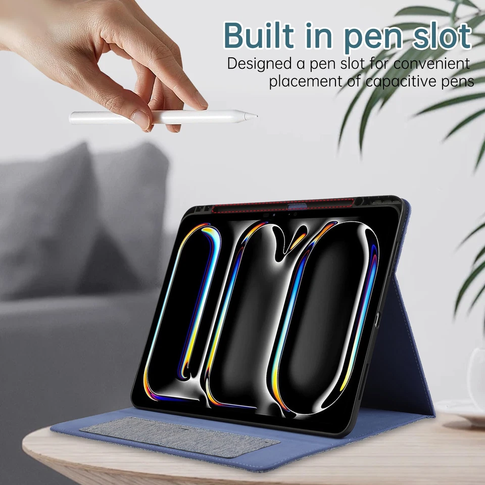Funda delgada con soporte para tablet Samsung Galaxy Tab A 8.0 SM-T290/A9+/S9 FE+ Foto 3 de 4