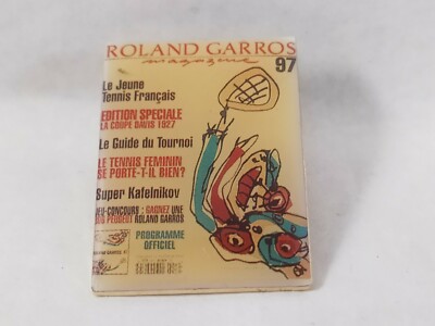 Affiche PERRIER ... Bulles ROLAND GARROS -1998
