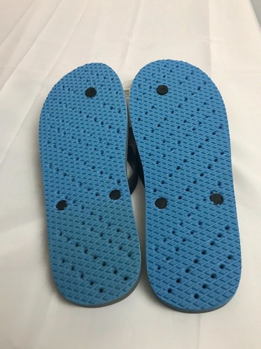 Sandalias para hombre XXL XL de ducha/playa gris/azul/negro Aqua con orificios de drenaje - Imagen 4 de 4