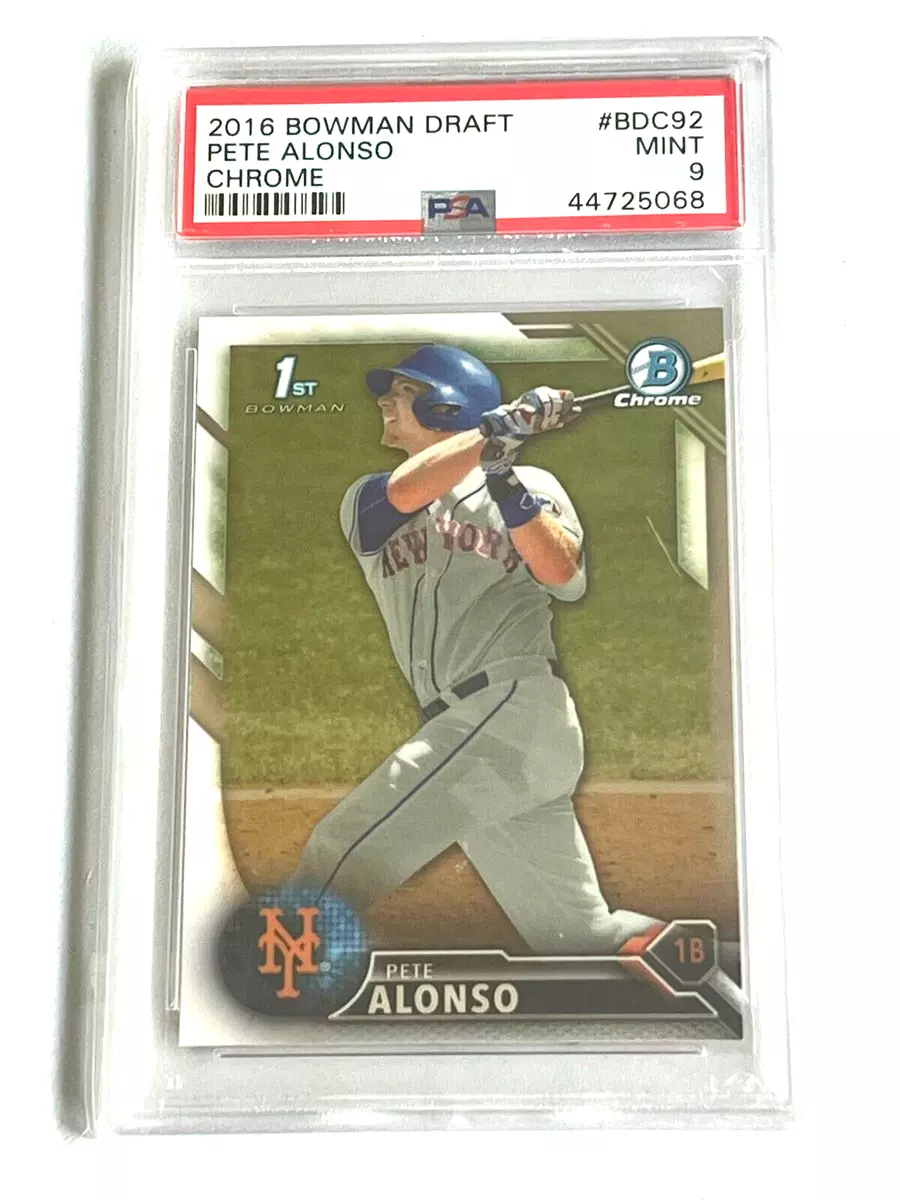 Pete Alonso Bowman Topps 2016 MLB PSA