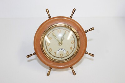 Vintage Mechanical Advertising Clock   Tokyo Japan    W E & Co.  Time to Invest''