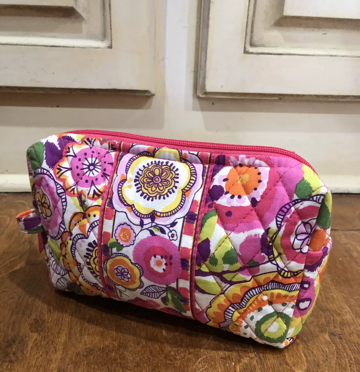Vera Bradley Makeup Bag Pink Purple Floral