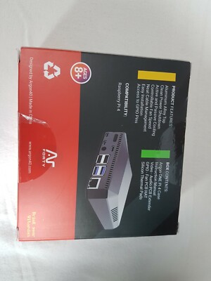 Argon ONE A anständige Aluminiumhülle für Raspberry Pi 4 mit sicherem Betriebsschalter.