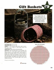 Gift Baskets 1 Plastic Canvas Pattern Project By Leisure Arts