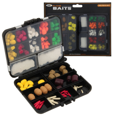 Angeln Fake Bait Klone Set Maisimitat Brot Pellets Maden 155 Teile + Bit Box