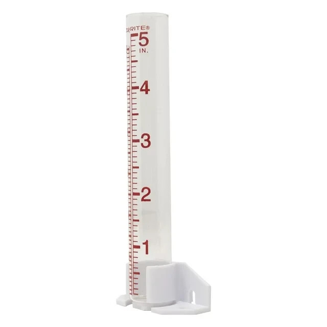 AcuRite Glass Rain Gauge 5" Capacity eBay