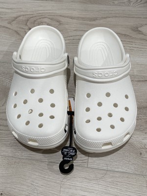 size 8 white crocs