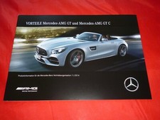 MERCEDES C190 AMG GT + GT C Vorteile Produktinformation Prospekt Brochure 2016